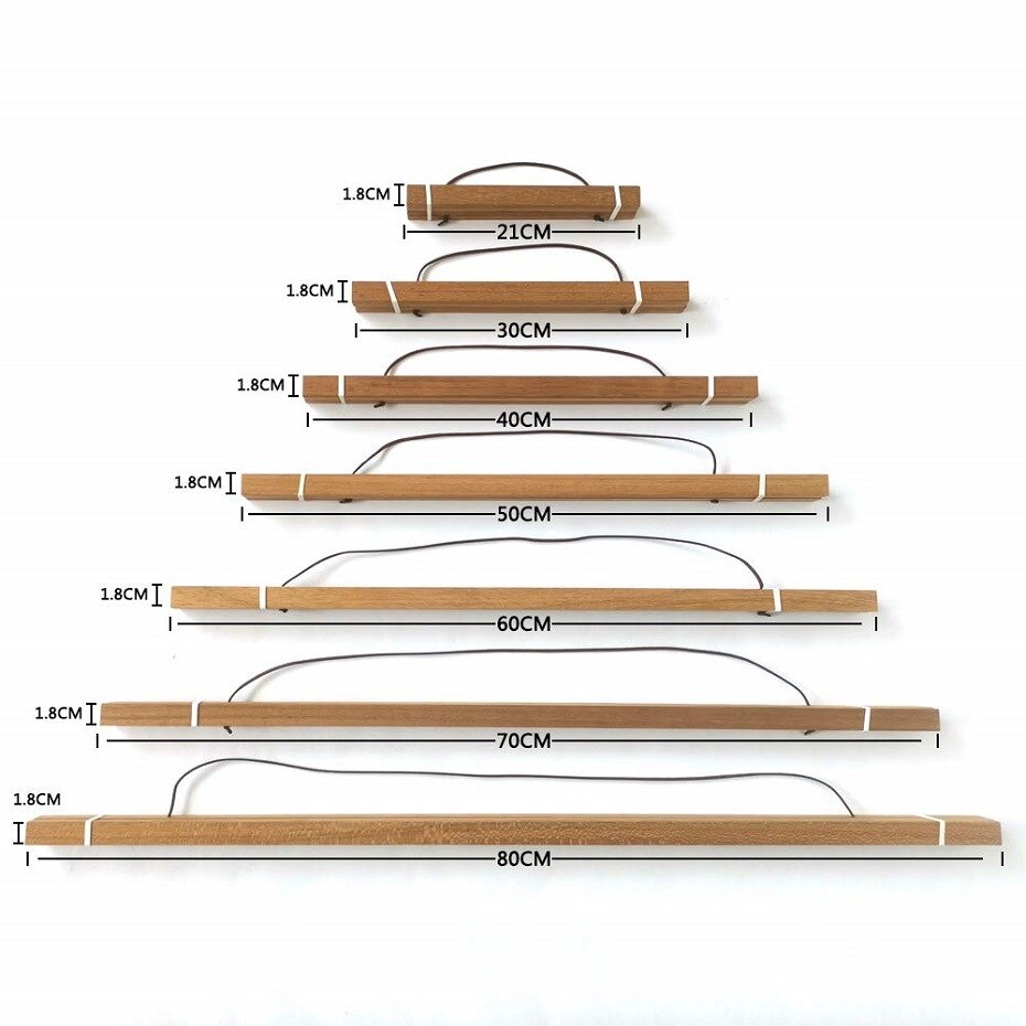 Mural frame magnetic poster rack teak hanger rack ... – Grandado