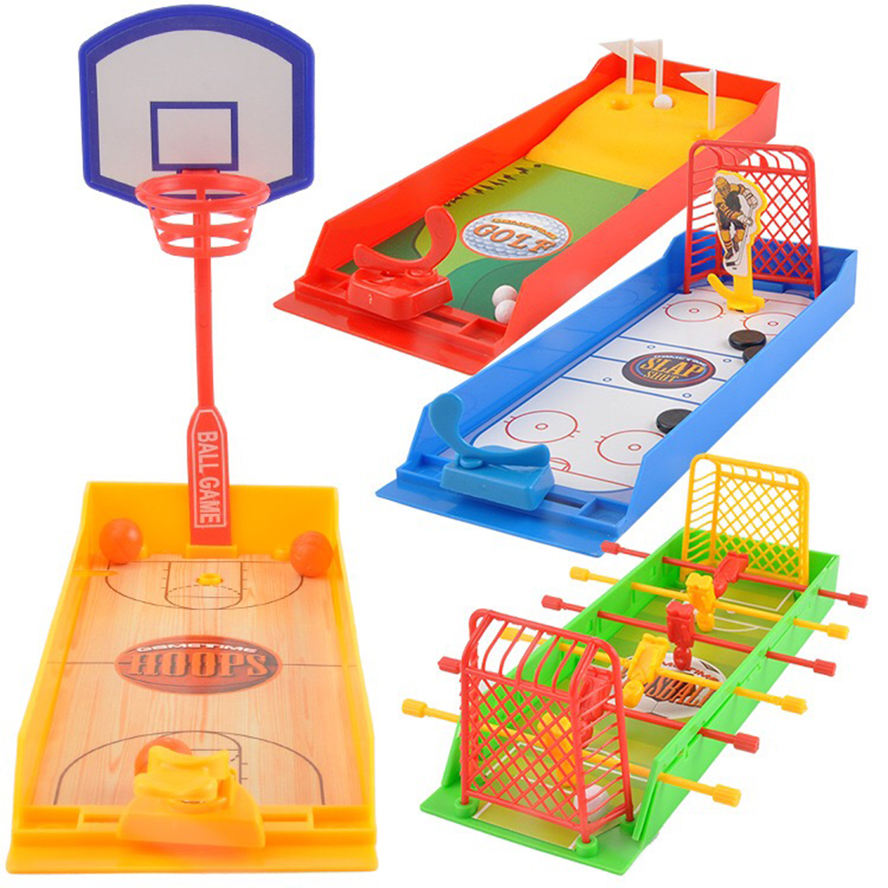 Bordspel voor Kinderen Jongen Mini Golf Basketbal Ijshockey Tafelvoetbal Speelgoed Set Antistress Tafel Games KidsParent Kind Interactie