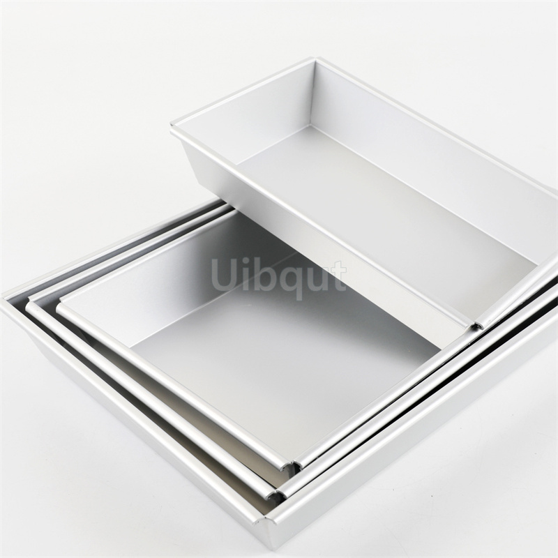 6~10 inch square rectangle Detroit Pizza Pan Deep Dish Pizza Pan Non Stick Pizza tray Square Baking Pan Bakeware Aluminum tray