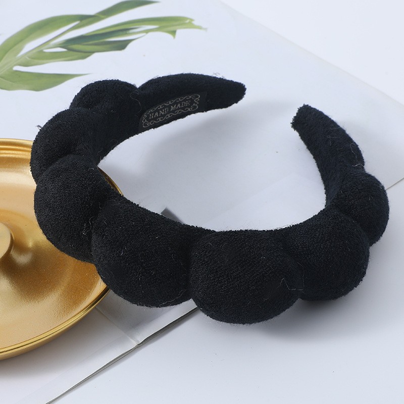 Diadema de esponja a la para mujer, accesorios para el cabello, banda para la cabeza multifunción para lavado de cara, eliminación de maquillaje, banda para el cabello para ducha