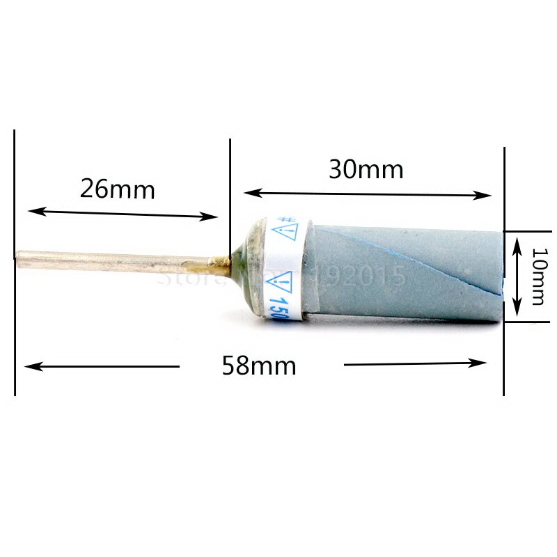ZtDpLsd 1 stück 2,35mm Schaft Schleifen Bands Schleifpapier Schleifen Räder Kopf Für Dremel Bohrmaschine Schleif Dreh Werkzeuge Gürtel papier