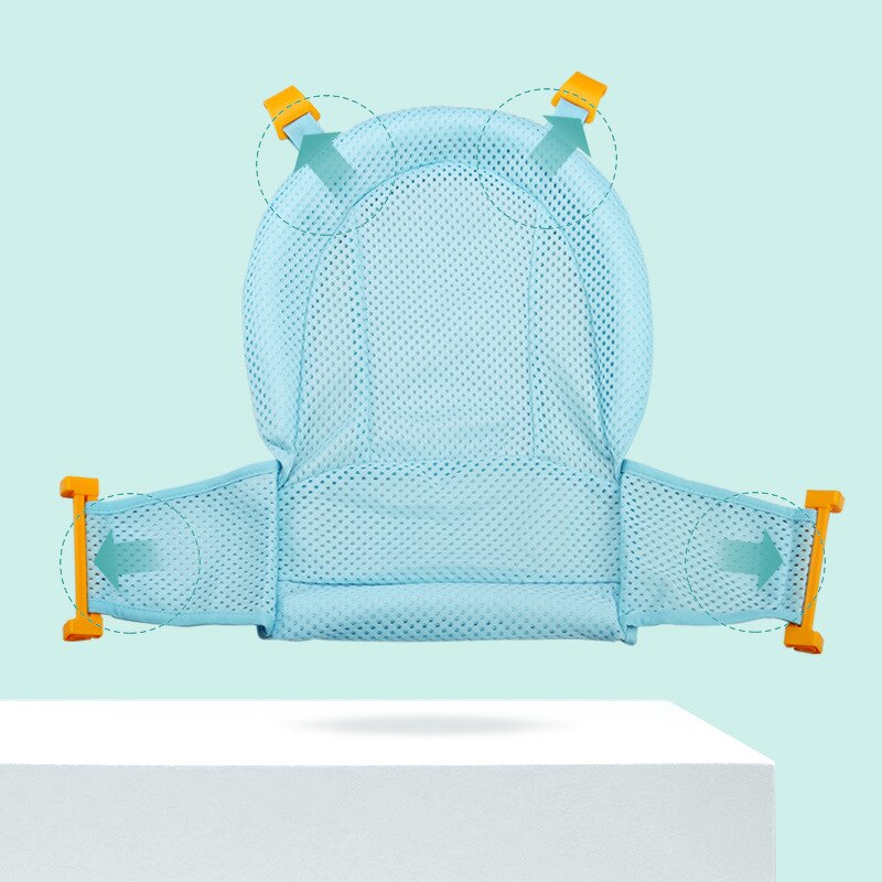 Baby Bad Seat Ondersteuning Mat Opvouwbare Baby Bad Pad &amp; Stoel Pasgeboren Bad Kussen Zuigeling Anti-Slip Soft comfort Lichaam Kussen
