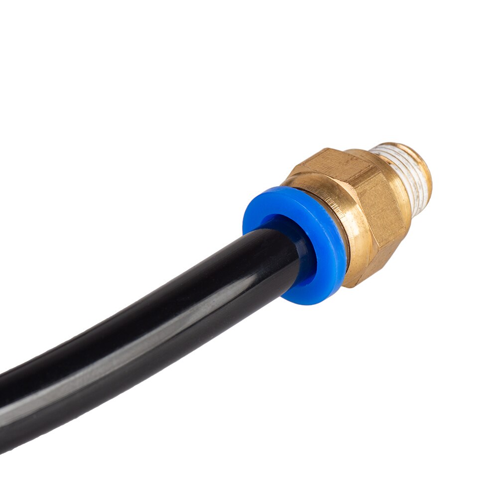 8MM Hose Tube 1/8" 1/4" 1/2" BSP Male Thread Straight Pneumatic Pipe Fitting Push in Quick Hose Connector Fit Tube