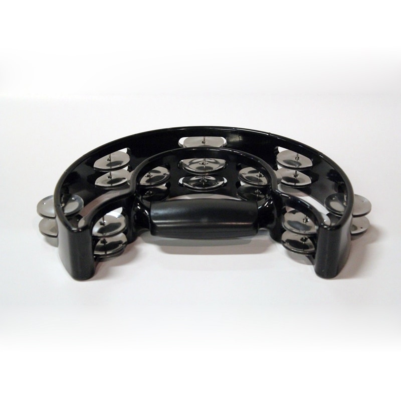 Double Half Moon Tambourine Percussion Drum Plasti... Grandado