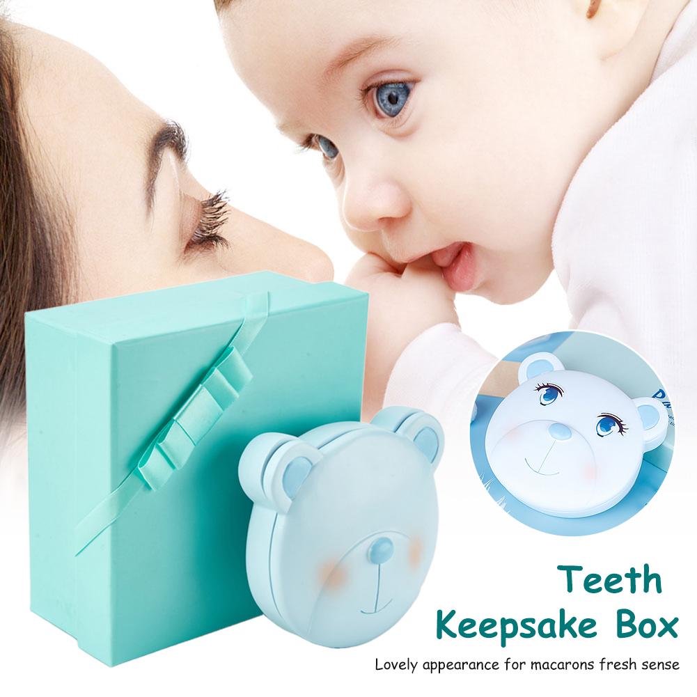 Baby Teeth Keepsake Box Children Kids Tooth Storage Holder Organizer For Keep Kids Memory