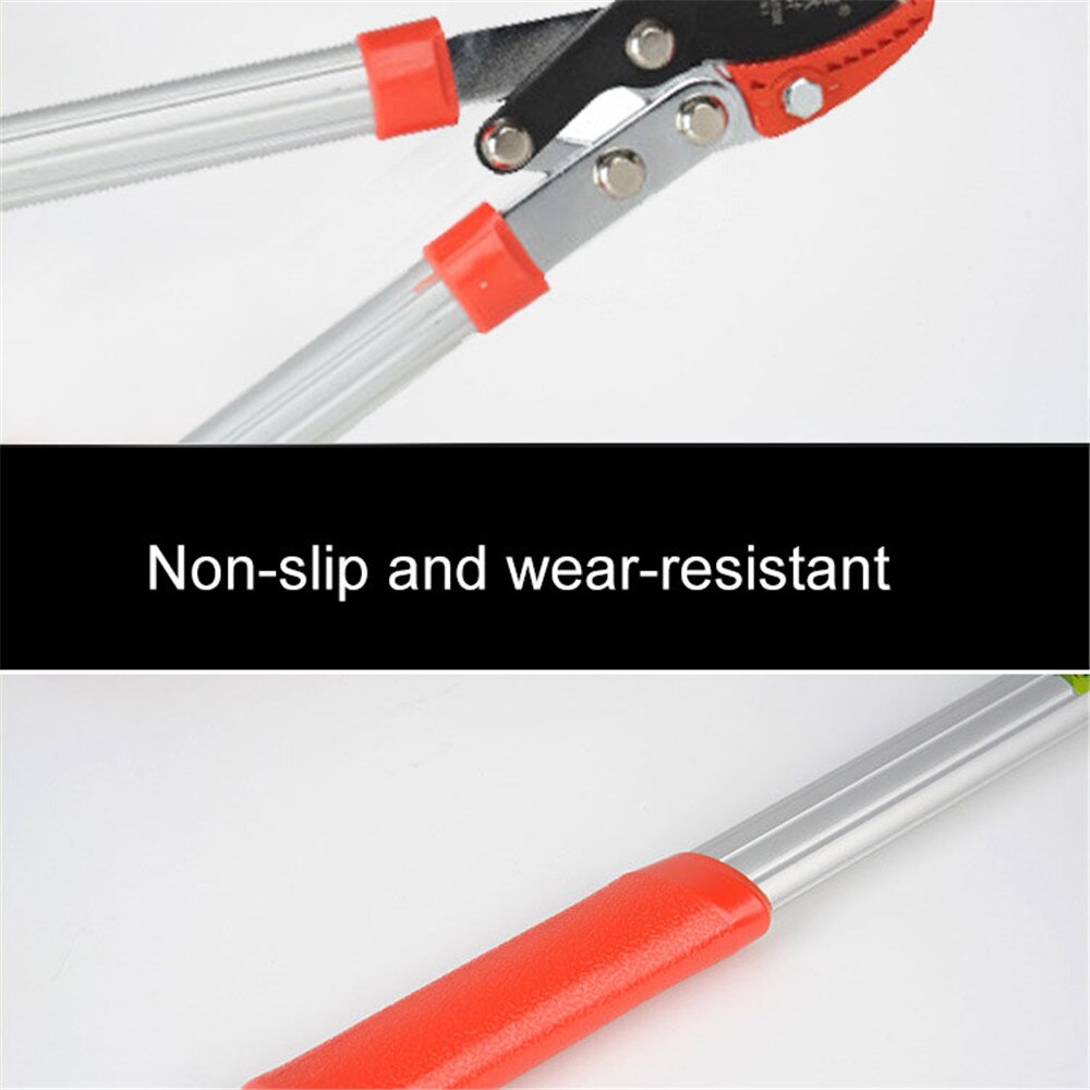 Anti-Slip Portable Pruning Tools Telescopic Tree Ratchet Lopper Pruner Extending Garden Cutter Branch Shear Tools Garden Tools