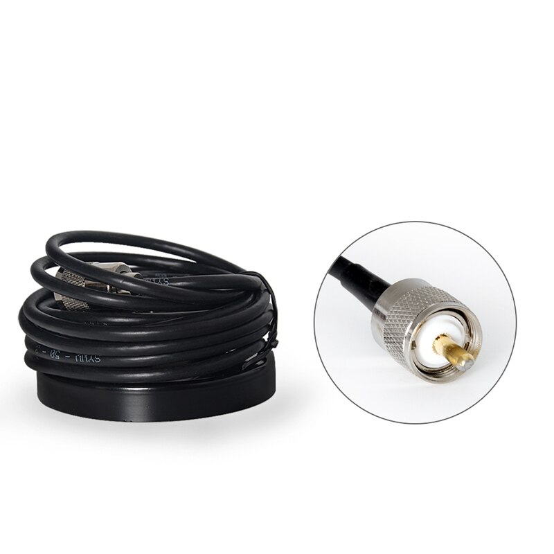 Two-Way Radio Antenna Base 3 5 M Large Suction Cup 12CM