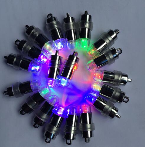 100 pièces/lot Submersible LED Mini lumière pour Aquarium batterie LED lampe lumière bleue led lumière dans ballon fête lumière