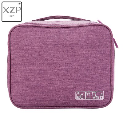 XZP Donne di Viaggio Appeso Sacchetto Cosmetico Sacchetto di Trucco Necessario Toilette Wash Organizer Bellezza Vanity Make Up Pouch Bagagli e Accessori: VIOLA