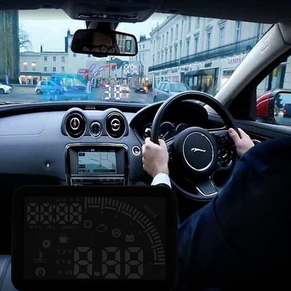 Hud Time Interface Head Up Hud Tijd Display Hoge Helderheid Afstandsb... – Grandado