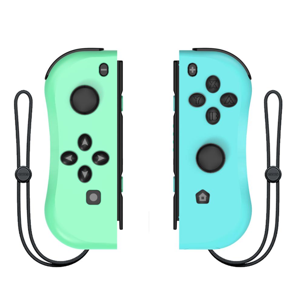 Bluetooth L&R Game Controller Gamepad For Nintend Switch NS for Nintend Switch Console: Cyan and Green