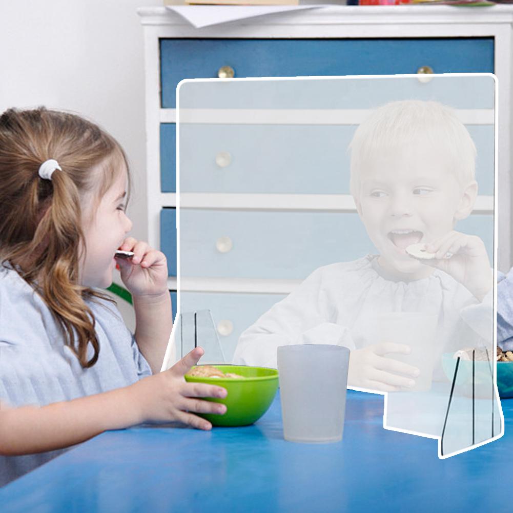 Acrylic Sneeze Guard Shield Clear Perfection Reception Side Counter Sprayed UV Cut Transparent Height Screen Protection
