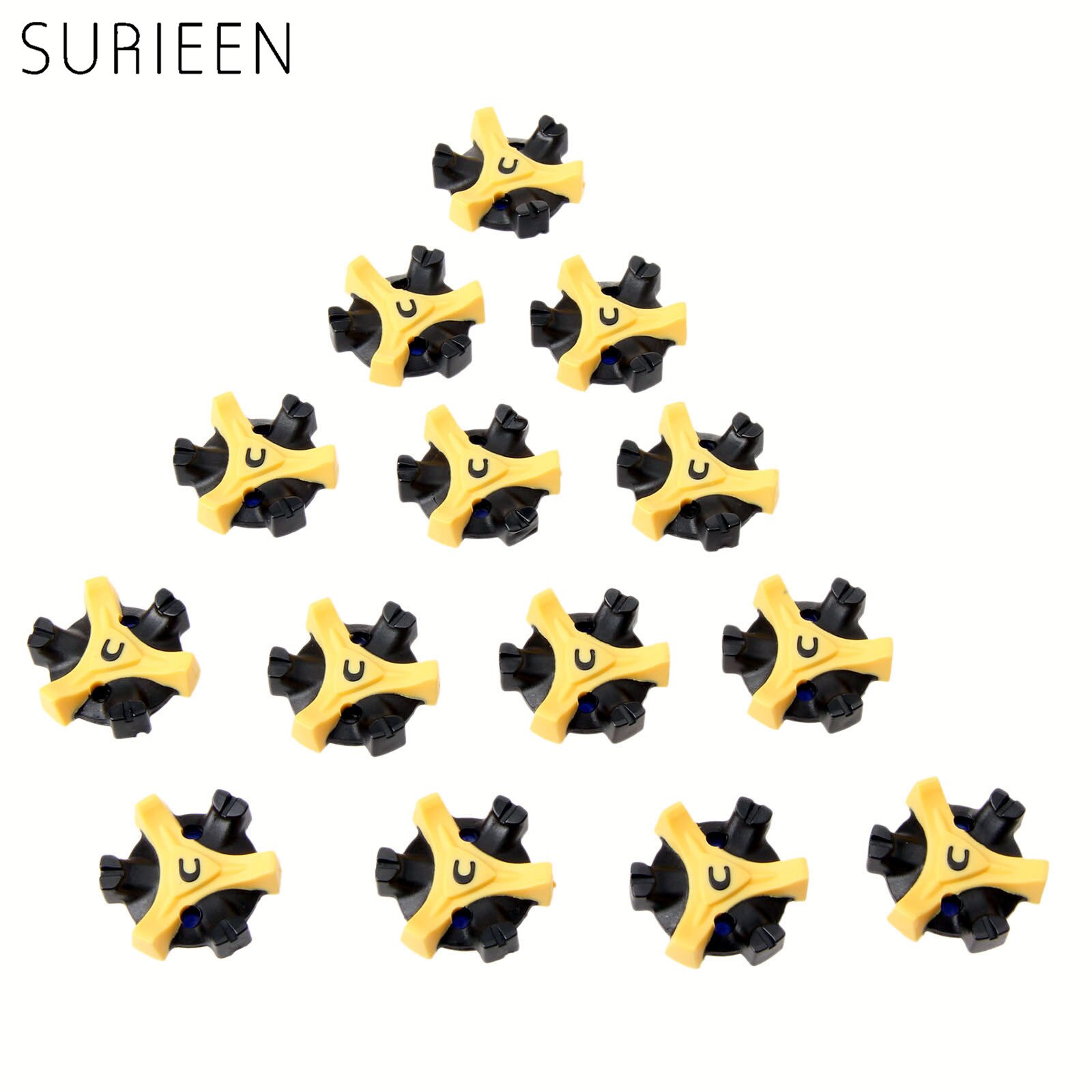 14Pcs Golf Schoenen Spikes Softspikes Fast Twist Cleat Champ Tri-Lok Schroef Studs Stinger Golf Schoen Spikes Vervanging training Aids