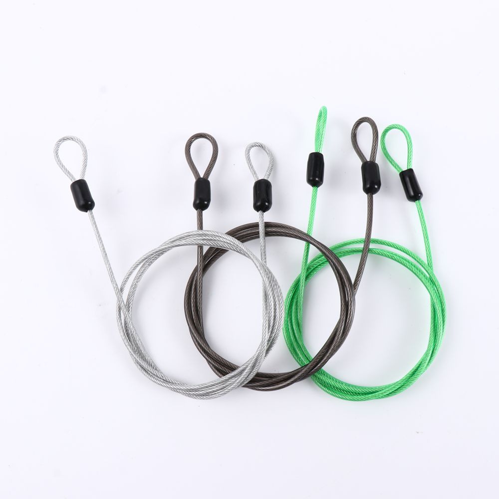 1 Pcs Security Bicycle Wire Rope Metal Lock Strong Braided Steel Cable Wire Rope Outdoor Bike Lock Motorcycles Scooter Chain