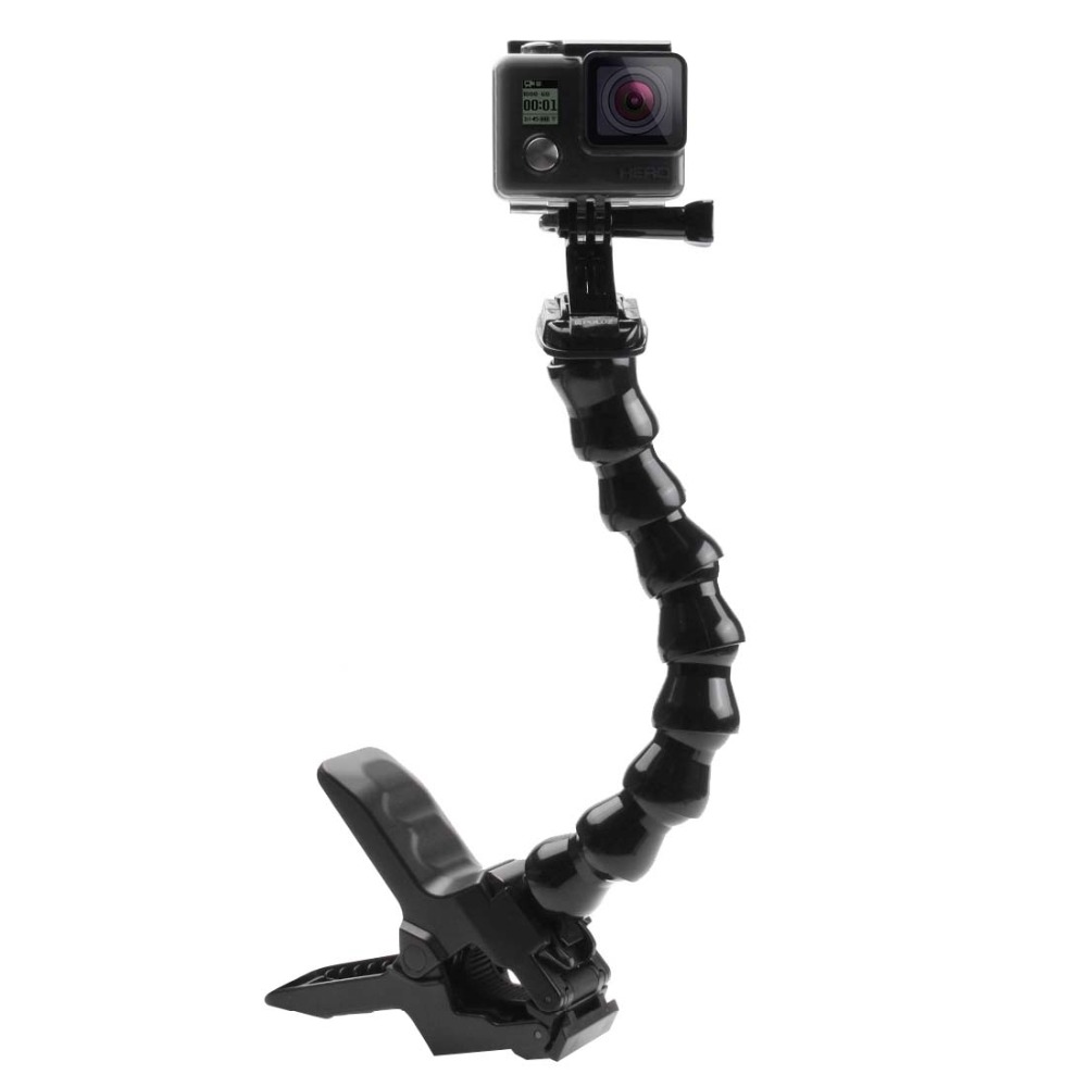 Voor GO PRO Accessoires Jaws Flex Klemflens en Verstelbare Hals voor DJI Osmo Action/GoPro HERO7/6 /5/5 4 sessie/4/3 +/3/2/Xiaoyi