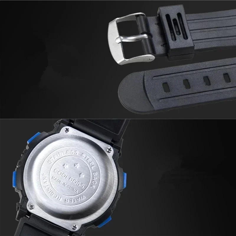 Kinder elektronische uhren farbe leucht zifferblatt leben wasserdicht multi-funktion luminous alarm uhren uhr für jungen und mädchen