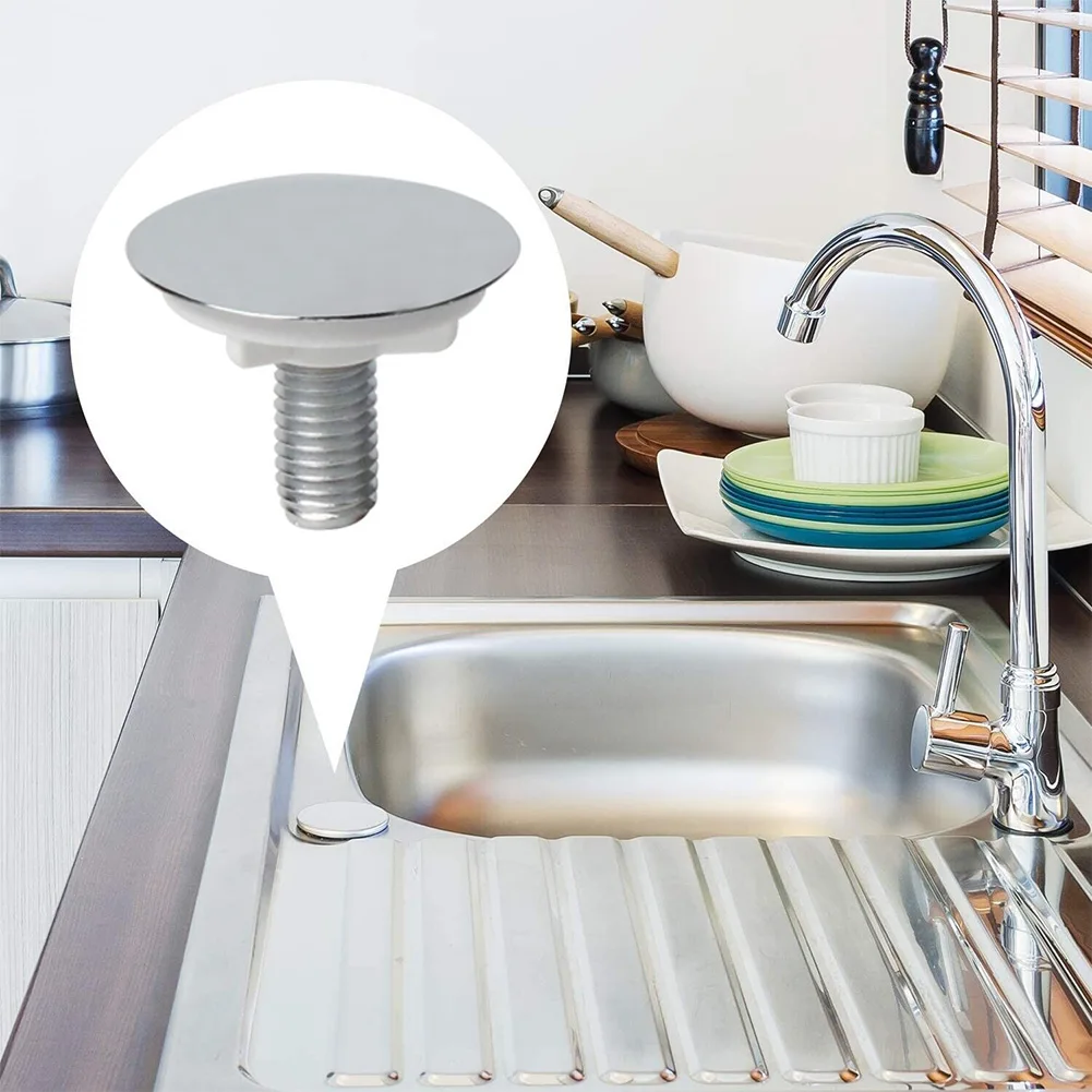 1 Uds. Tapa de tapón para orificio de grifo, tapón ciego para fregadero de cocina, cubierta de tapón de placa con orificio para lavabo, agujeros de desbordamiento blancos de plástico ABS