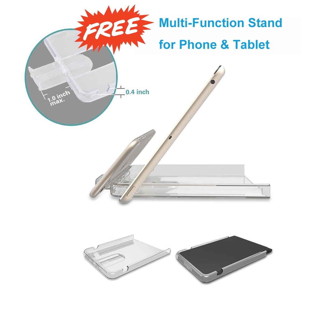 [AVATTO] Weiche Leder Oberfläche Tragbare Bluetooth Wireless Faltbare Tastatur für Android IOS Telefon Tablet Windows Mac Laptop PC