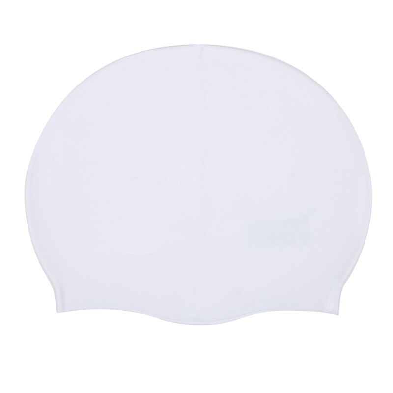 silicone swimming cap unisex waterproof swimming cap soft multicolor: P