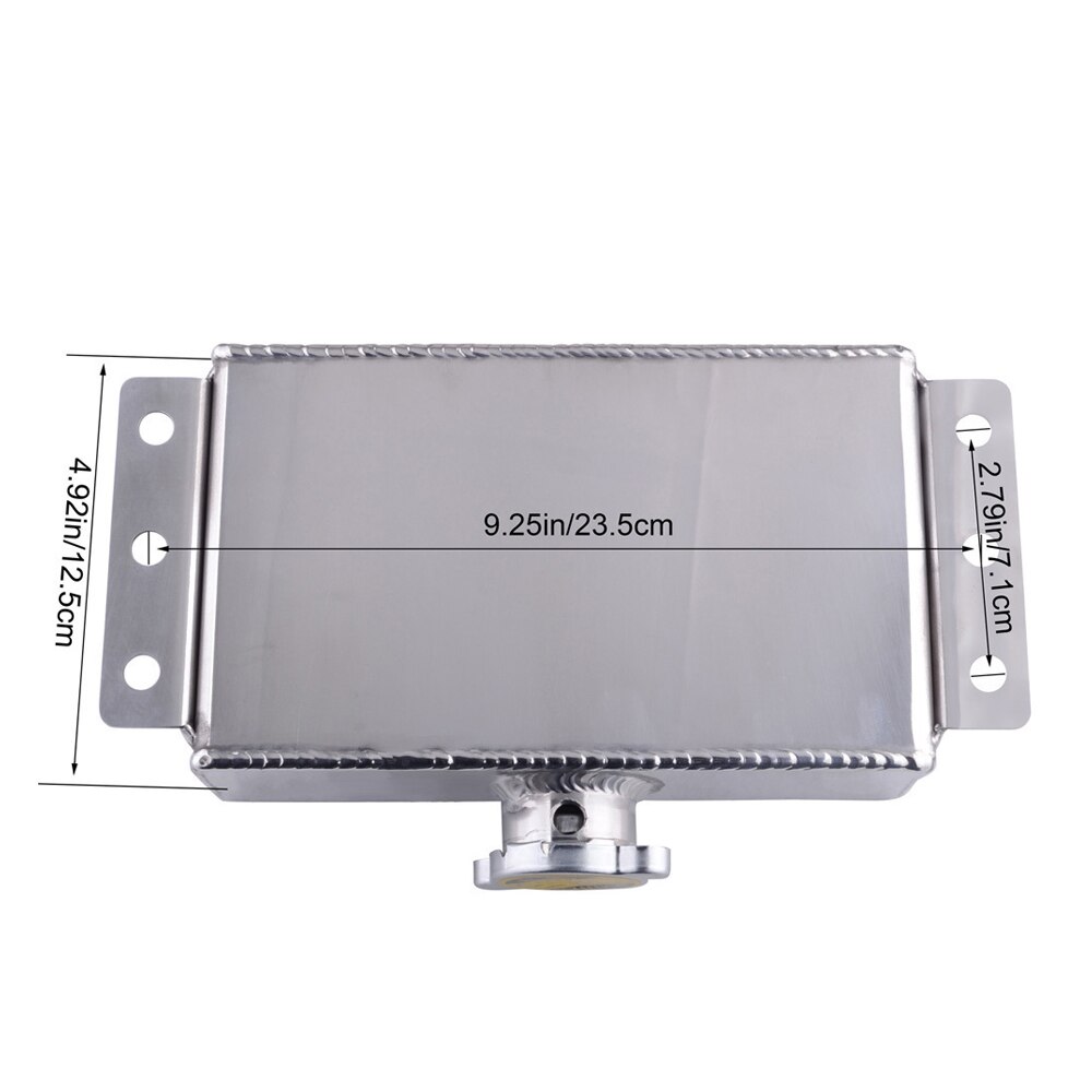 Aluminium Universele Koelvloeistof Expansie Vul Tank Overloop Reservoir Voor Honda Civic 240SX Wrx
