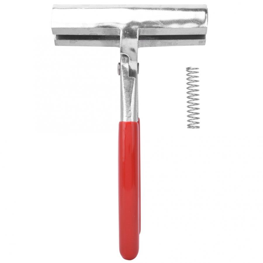 Stainless Steel Oil Painting Canvas Stretching Tool Pliers Red Handle with Spring