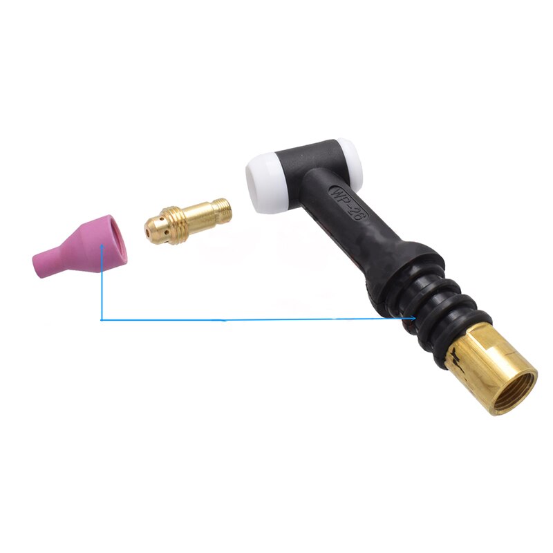 250A DC 160A AC Tig Welding Torch WP-26F SR-26F Welding Soldering Torch Accessories Flexible Head Body Gas Cooled 26 Series