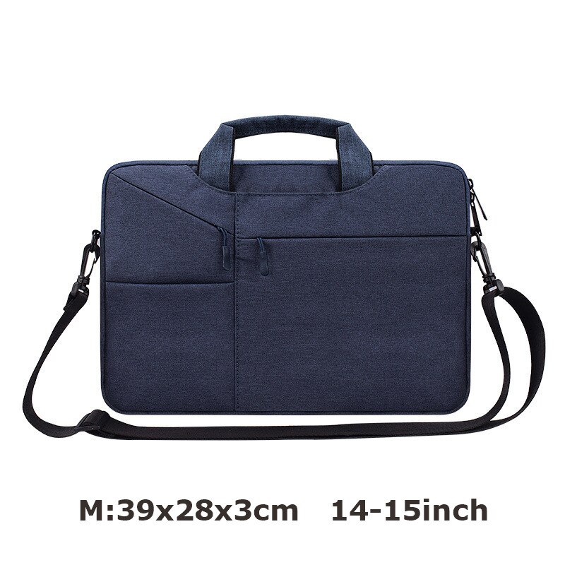 Wodoodporna torba na laptopa kobiety mężczyźni 13.3 15.6 16 cal Case dla Macbook Air Pro torby dla Xiaomi Acer Notebook ziper rękawem pokrywa: 1-M