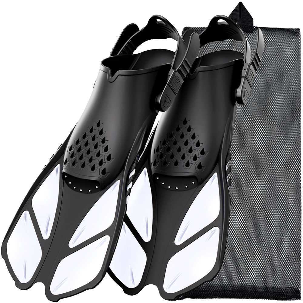 Snorkelvinnen Verstelbare gespen Zwemvliezen Korte siliconen duikschoenen Open hak Reisformaat Volwassen heren Dames: L/xl / Paars