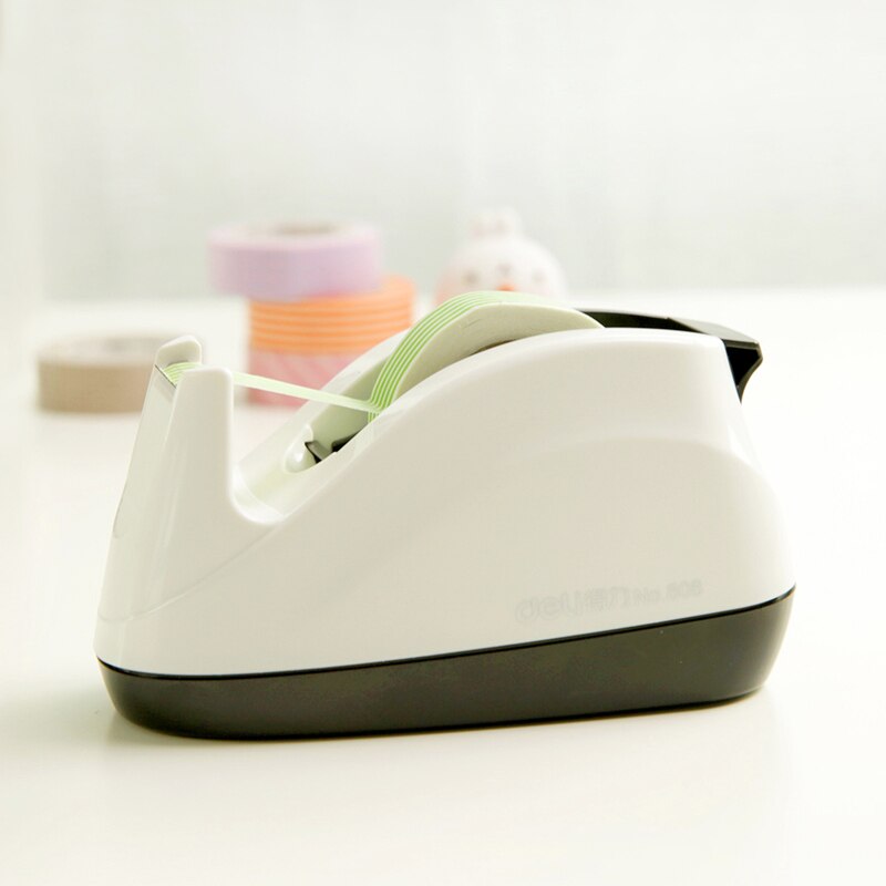 Deli Adhesive Tape Base Adhesive Tape Cutter Anti Slip Base Office Stationery Seal Stationery Washi Tape Dispenser Tape Holder