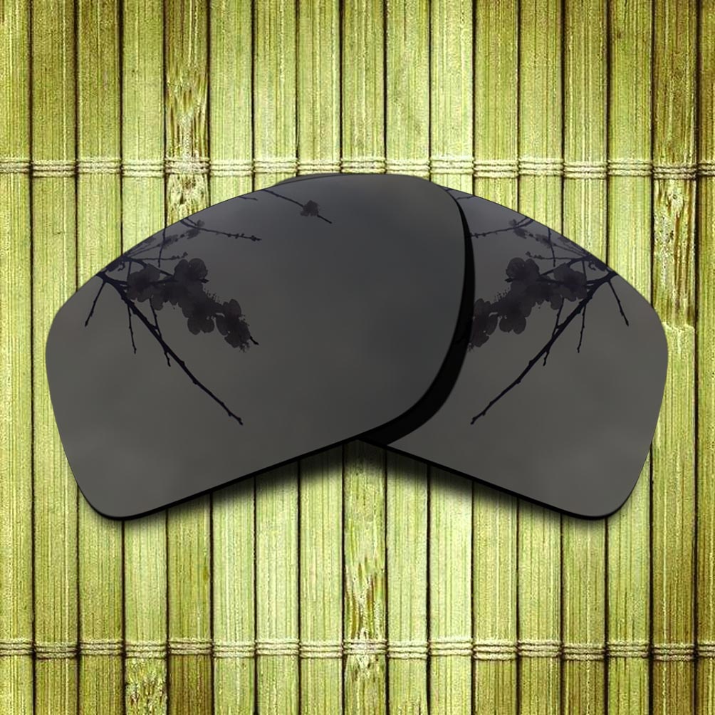 Polarized Replacement Lense For-Oakley Triggerman Sunglasses Frame True Color Mirrored Coating - Options: Black