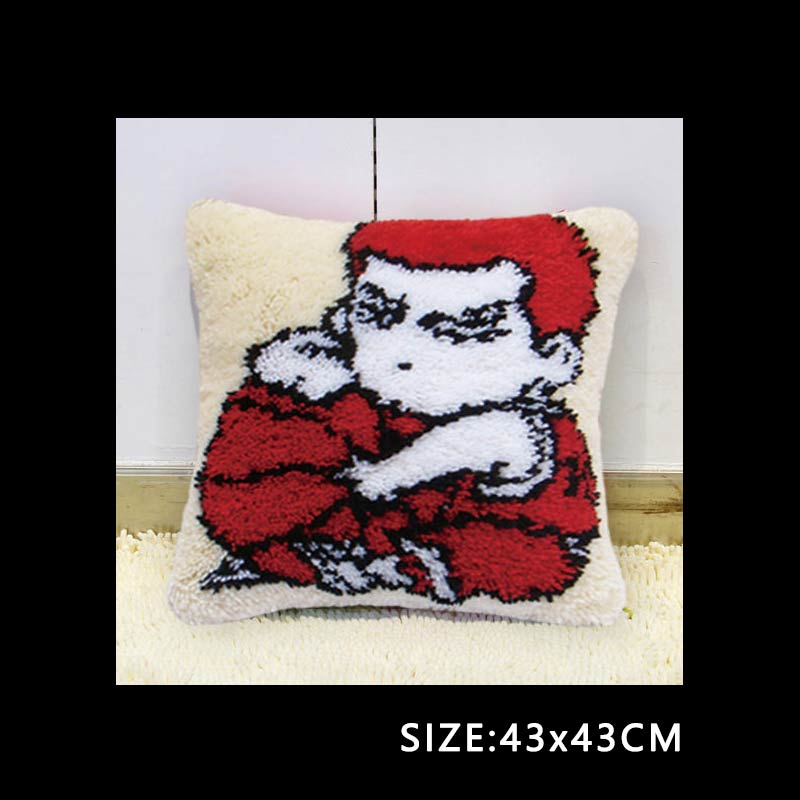 Latch Hook Kits Diy Do It Yourself Sofa Shape Europe Cushions Needlework Mat Lovely Knooppakket Blank Canvas Sofa Shape Cushions: BZ176