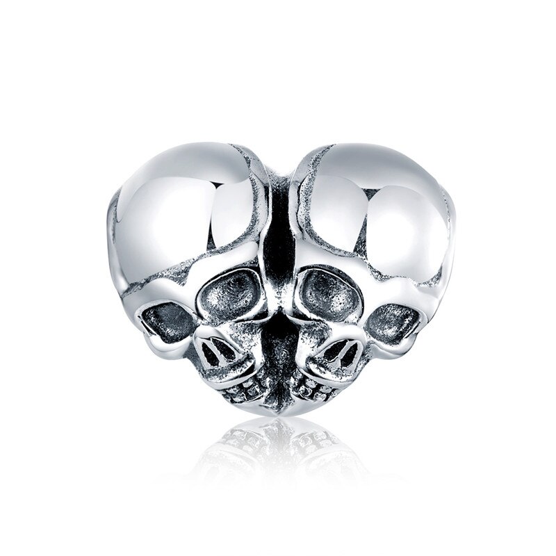 fit Europe Original Bracelet Skull Beads Charm 925 Sterling Silver Necklace Pendant Witch Pumpkin Car Halloween Jewelry: asc1519