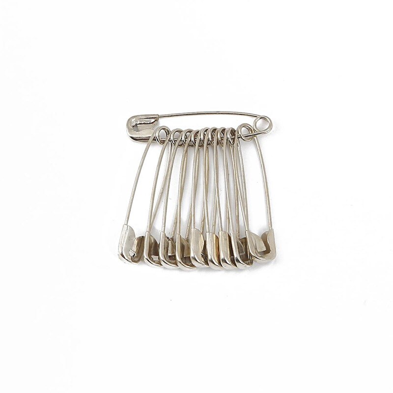 50pcs 5 kinds size Safety Pins DIY Sewing Tools Accessory Silver Metal Needles Large Safety Pin 5BB5960: 0----27mm