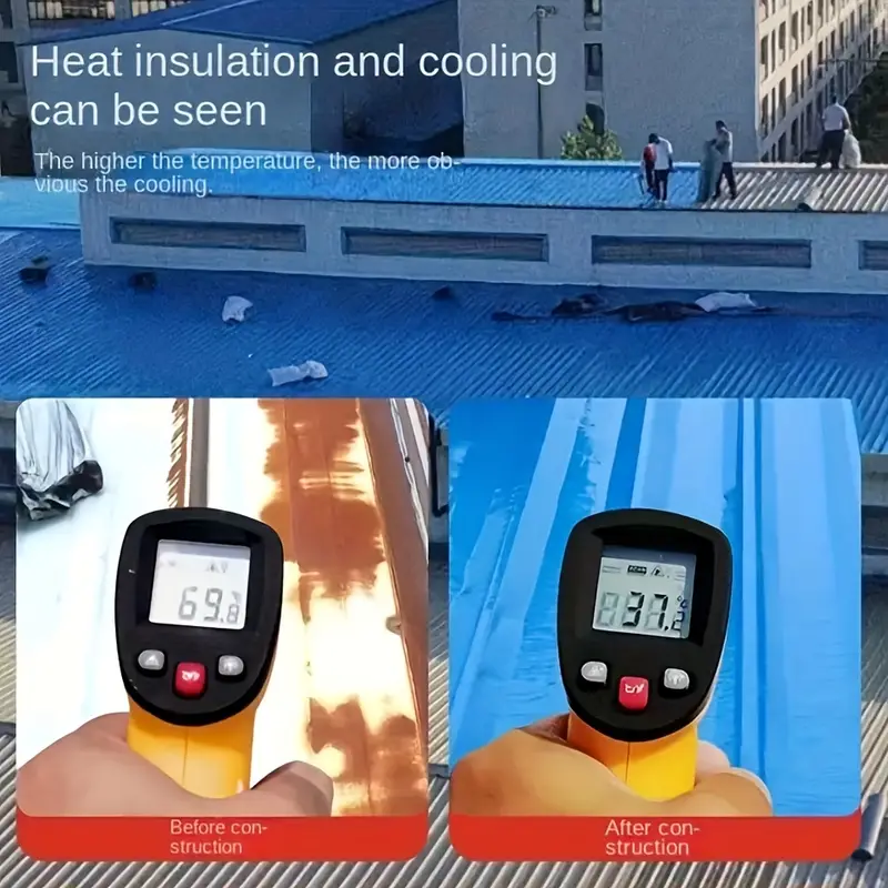 Tagtæt vandtæt og varmebestandig reparationstape selvklæbende til lækage i tag og væg revner vandtæt membran