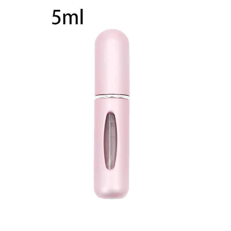 Återfyllningsbar mini parfymflaska bärbar kosmetikflaska sprayflaska förångare spraybehållare reseåterfyllningsflaskor 8ml /5ml: Ljusgrå