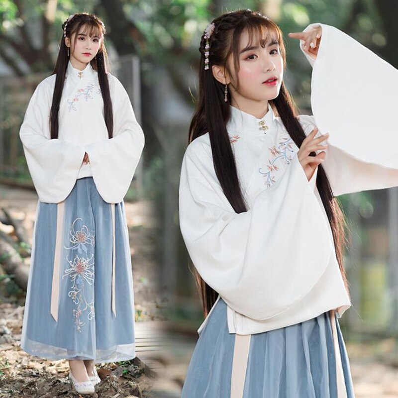 Chinese jurk hanfu vrouwen cheongsam jurk traditionele chinese kleding voor vrouwen chinese blouse china kostuum