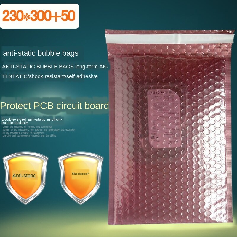 Szybkie koperty pocztowe z 10 sztuk 23x30 + 5cm różbyć winnym złoto kopertę bąbelkową torba samoprzylepne ekranowanie folia torba kompozytowa antystatyczne koperta bąbelkowa