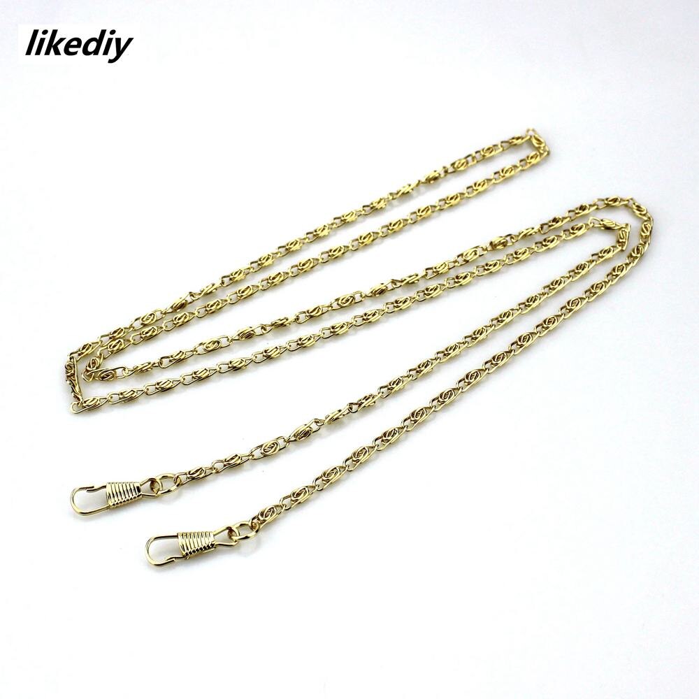 12 pcs/lot Antique bronze Golden Silver Gun black about 120 cm long metal chain for purses/bags DIY purse accessory 4 colors: Golden