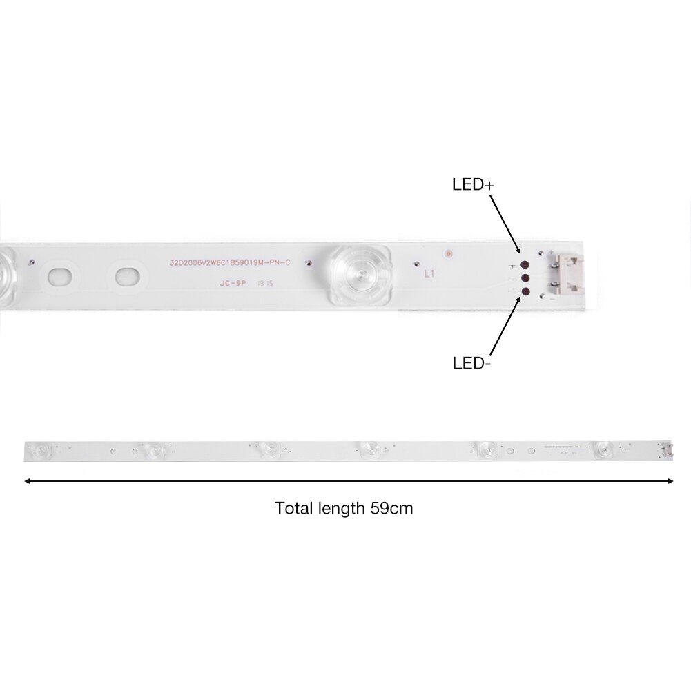 LED Backlight Strip 5 Lamp ForLG 32"TV 3PCS LED Backlight Strip Quick Heat Dissipation Lamp For 32" TheLG Innotek Drt 3.0 TV