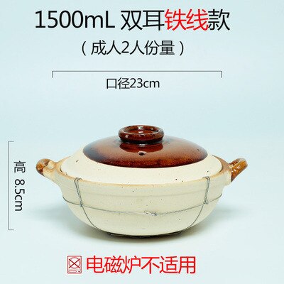 Kinesisk stil traditionel gammeldags jordmadlavning gryderet hong kong guangdong suppe ris grød gryde ler grydegryde
