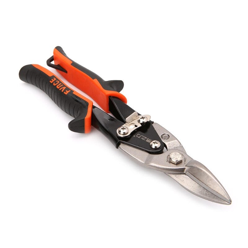 Cutting Scissors Hand Tool Straight Curved Aviation Tin Snip Sheet Metal Shear: -3