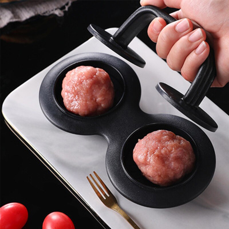 Handheld Steak Press Meat Pie Maker Rice Ball Burger Cake Press Kitchen Meat Press Mould Manual Meatloaf Pressing Burger Press