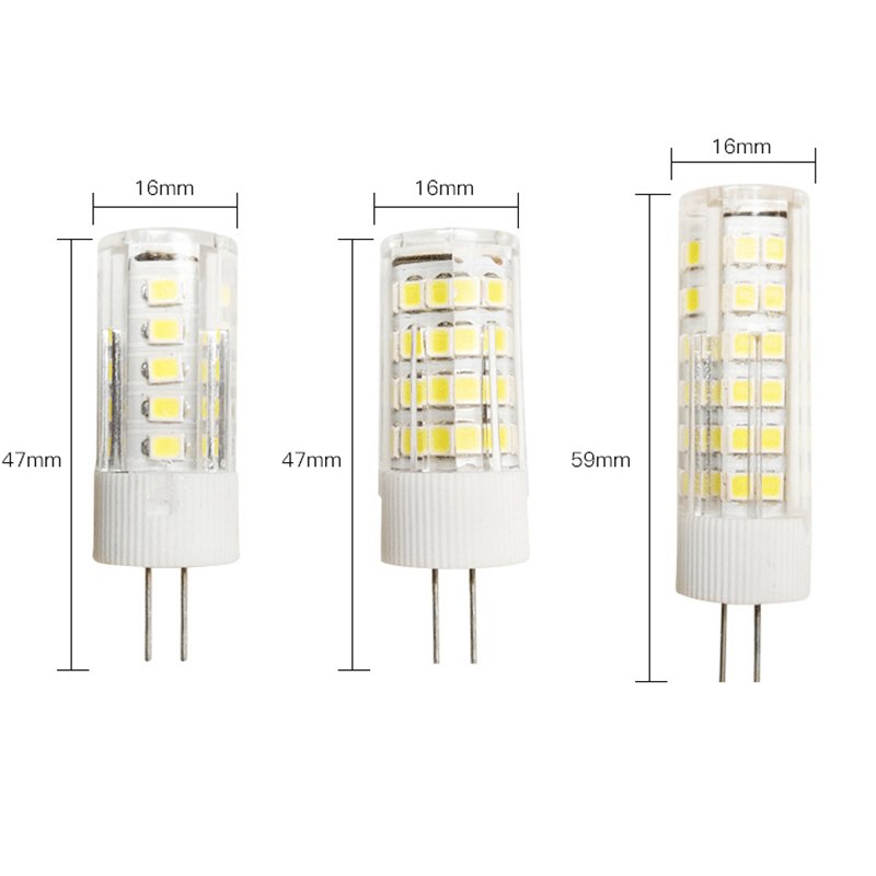 Bombilla LED G4 AC220V 5W 7W 9W 12W 2835SMD, bombilla LED G4 de , luz blanca cálida/fría, reemplazo de lámpara halógena