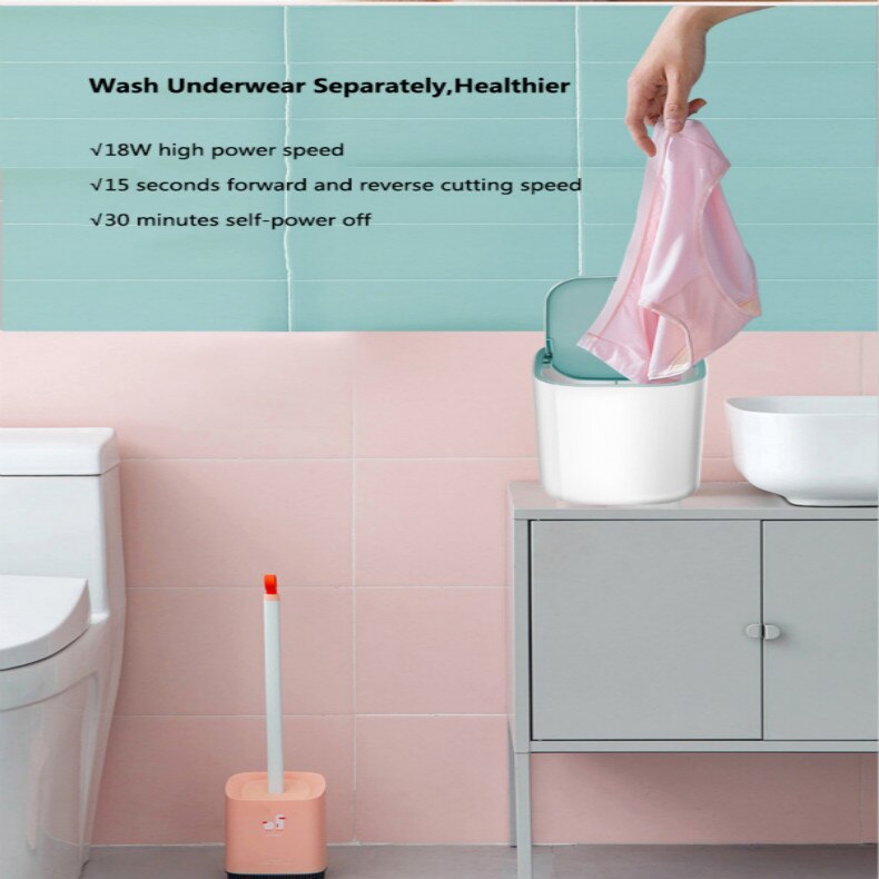 mini pralka ultradźwiękowa ambona przenośne obracanie ultradźwiękowy turbiny pranie maszyna nadaje się robić bielizna domu