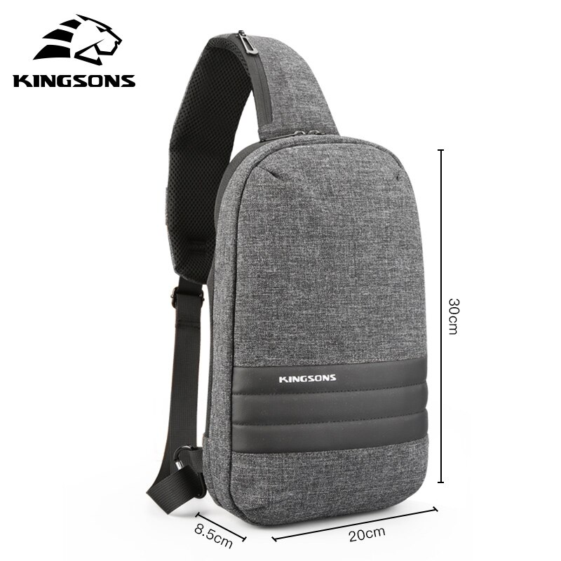 Kingsons-Bolso de pecho de un solo hombro, cruzado, informal, pequeño, para viaje corto