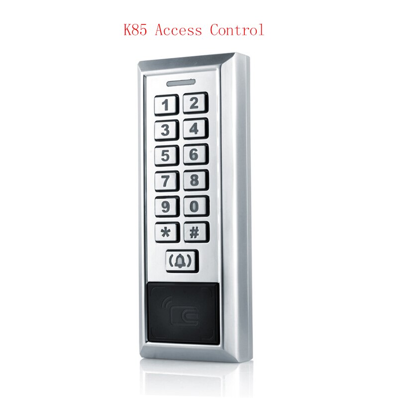 K81 ~ k88 ip 65 waterdichte metalen toegangscontrolesysteem rfid 125 khz kaart met 8000 gebruikerskaart voor beveiligingssysteem met deurslot: K85