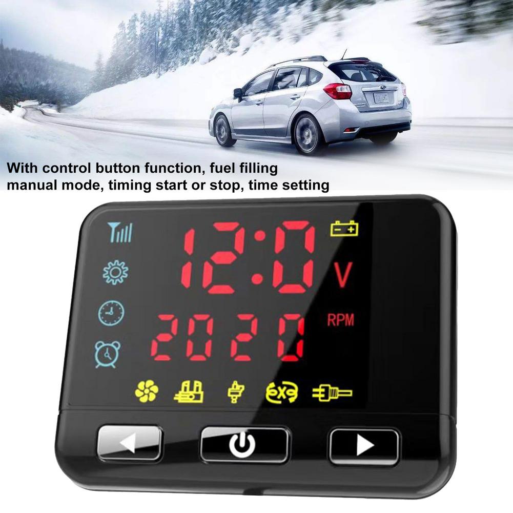 12/24v bilvarmer lcd switch controller fjernbetjening til diesels luft parkeringsvarmer udskiftning auto interiør tilbehør