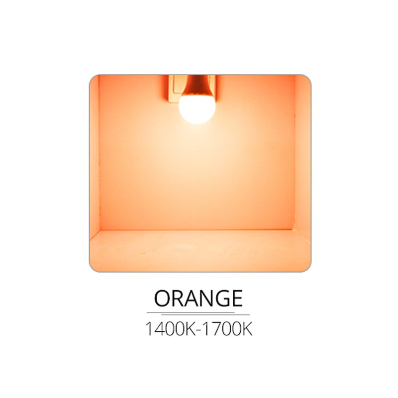 Vacamm LED Street Lights 10W Lampada Dusk to Dawn Lamp Bulb Day Sensor Light For Home Porch Hallway Emergency Night Lighting: Orange / B22