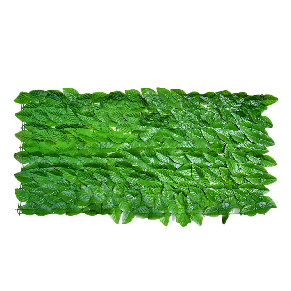50x100cm Artificial Leaf Privacy Panels Topiary Hedge Plant UV Protection Privacy Screen Garden Fence Backyard Home Decor