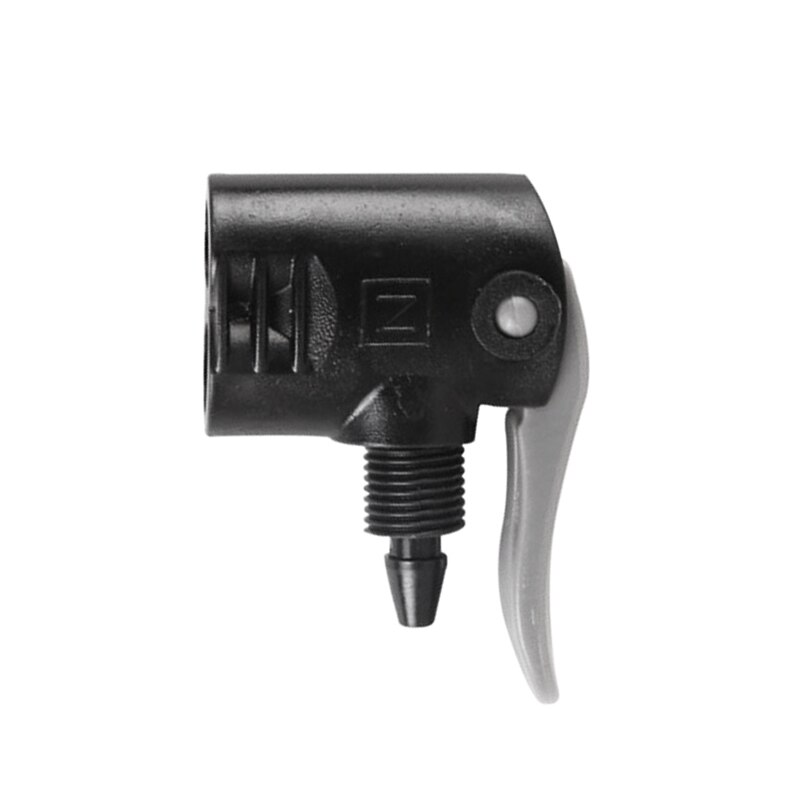 Universele Fiets Pomp Adapter Fietspomp Nozzle Slang Adapter Dual Head Pomp Converter Onderdelen Service Accessoires: black and white